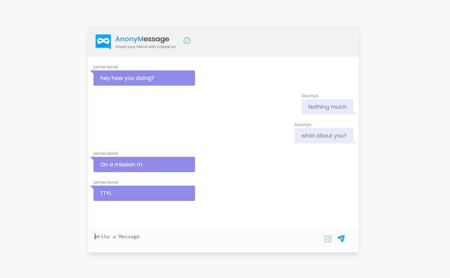 Anonymessage Chat